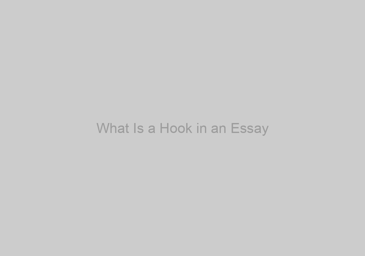 What Is a Hook in an Essay?